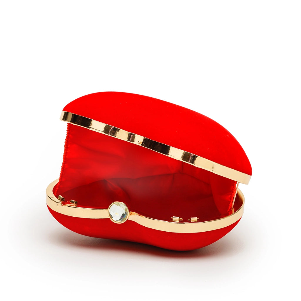 Rouge Amour Heart Clutch