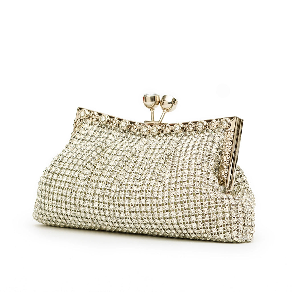 Verde Lumiere Crystal Clutch