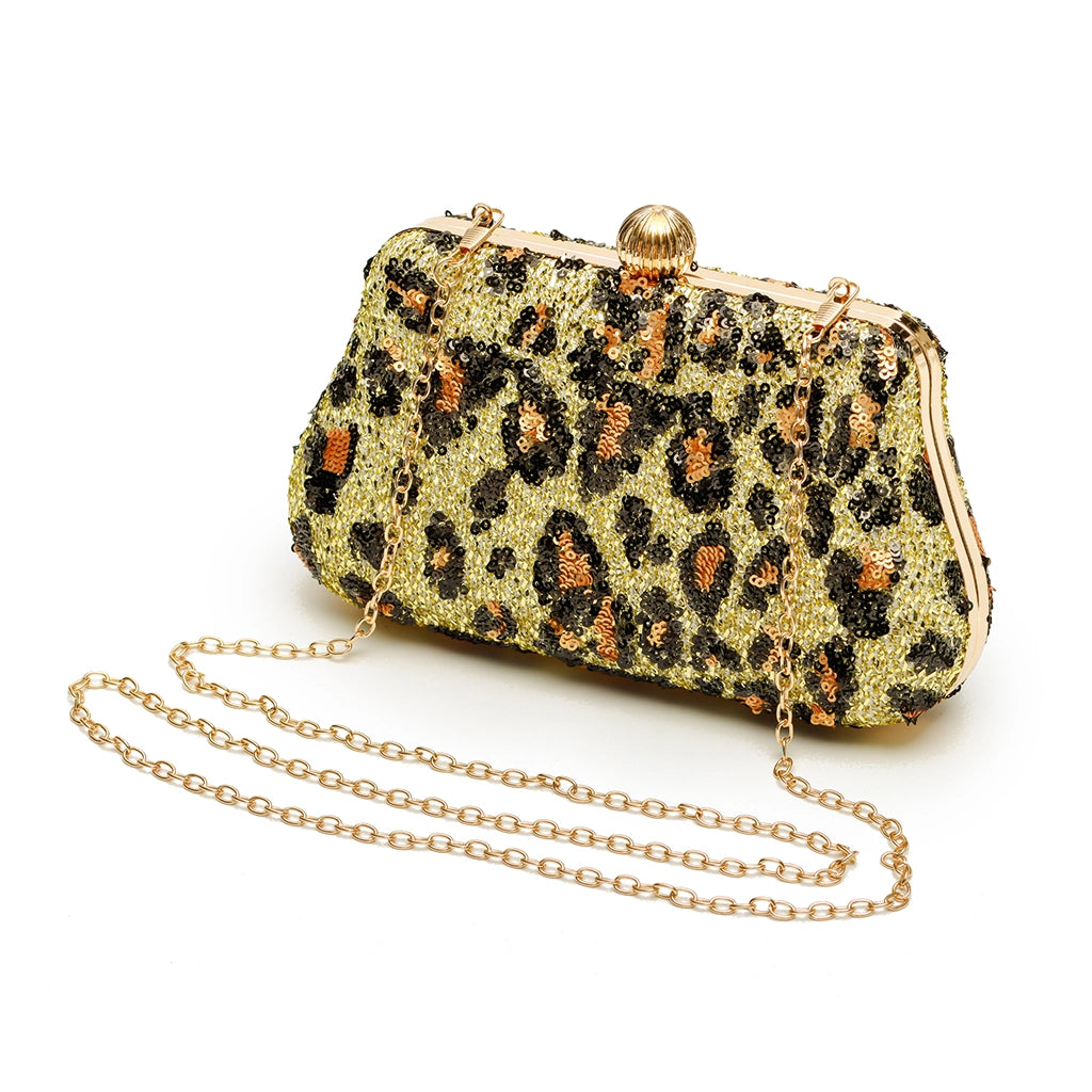 Savage Spark Sequin Clutch