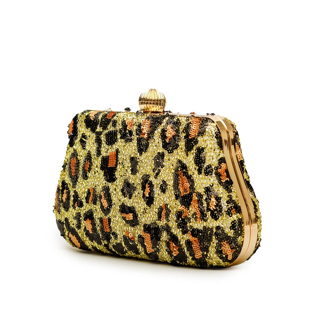 Savage Spark Sequin Clutch