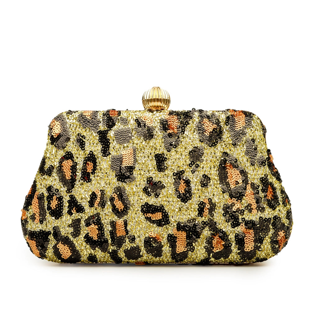 Savage Spark Sequin Clutch