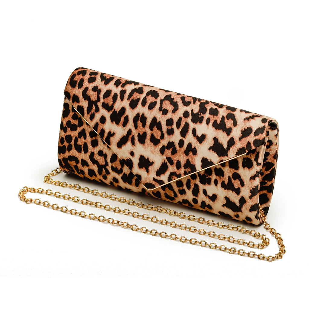 Wild Muse Leopard Clutch