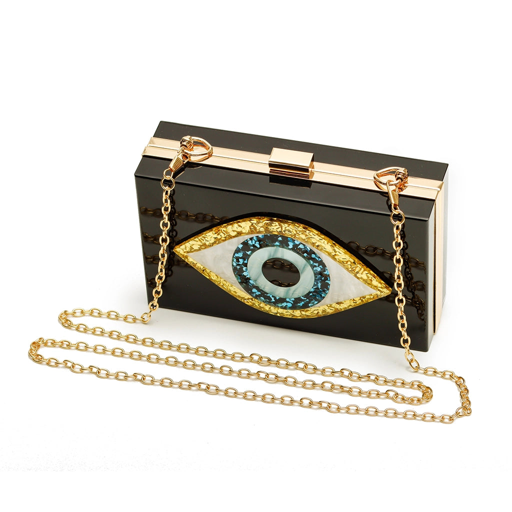 Nazar Luxe Box Clutch