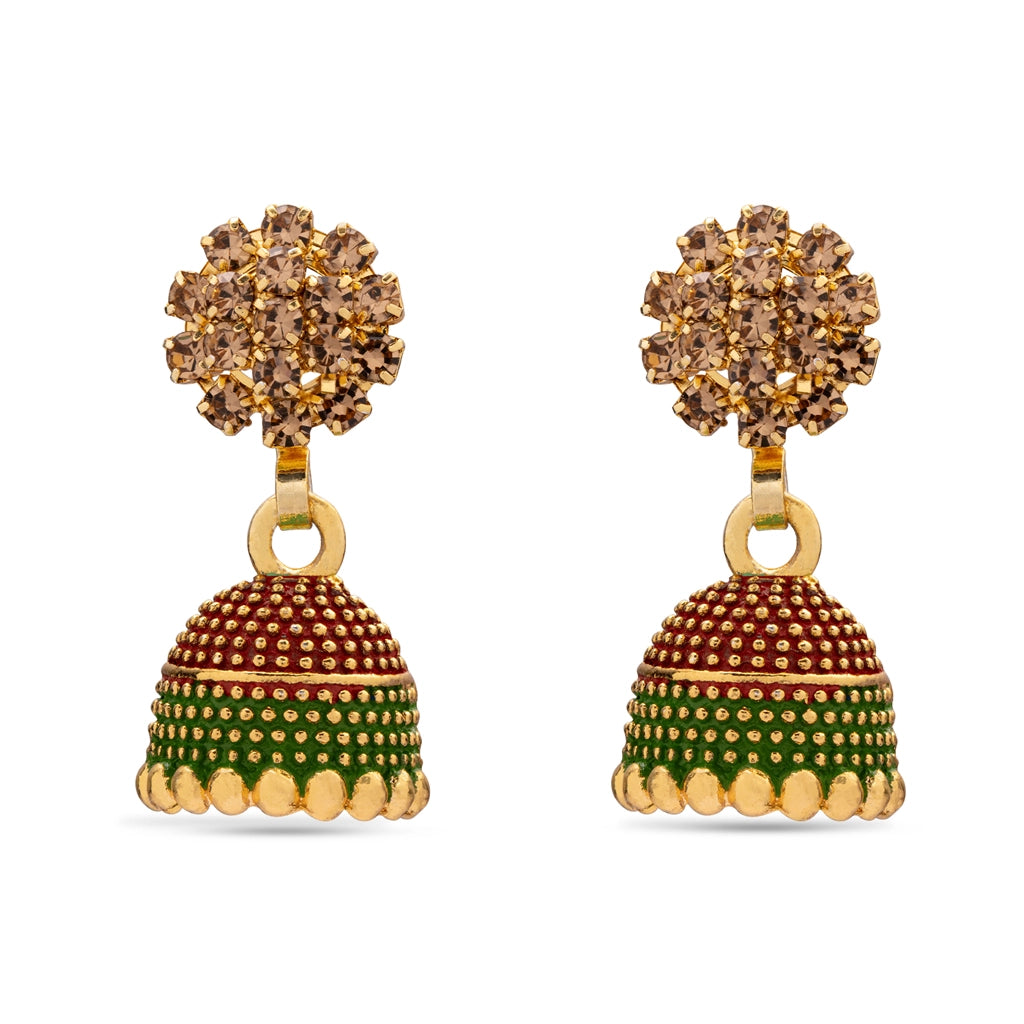 Aaina Aura Regal Duo Jhumkas
