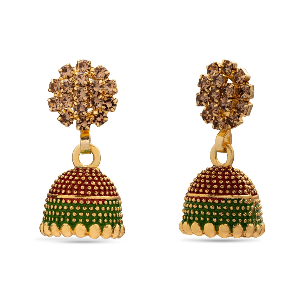 Aaina Aura Regal Duo Jhumkas