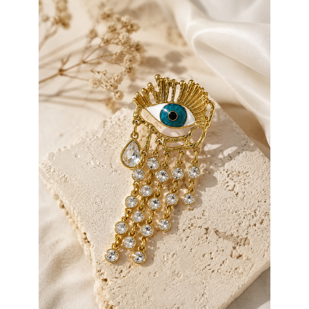 Nazar Cascade Evil Eye Ring