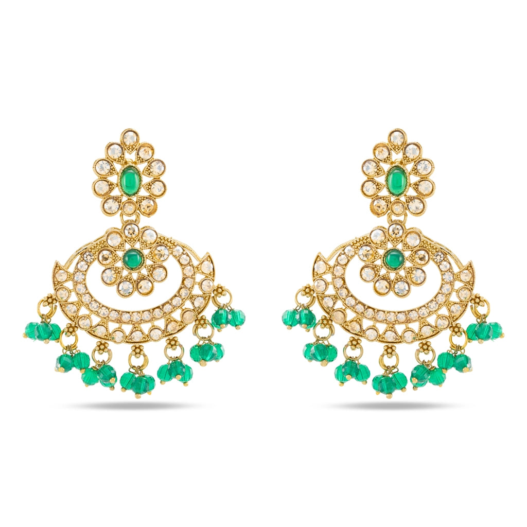 Emerald Regal Bridal Jewellery Set