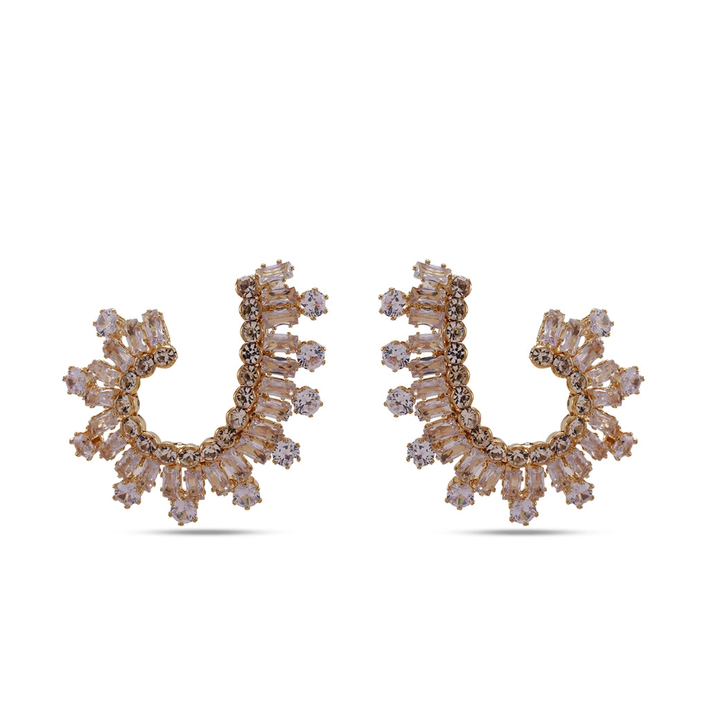 Aurora Crown Hoops