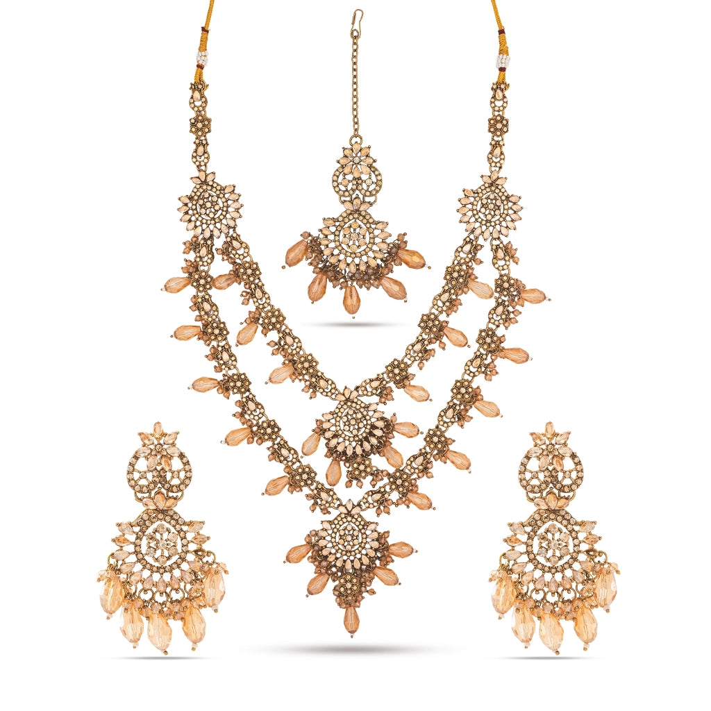 Celestia Crystal Necklace Set