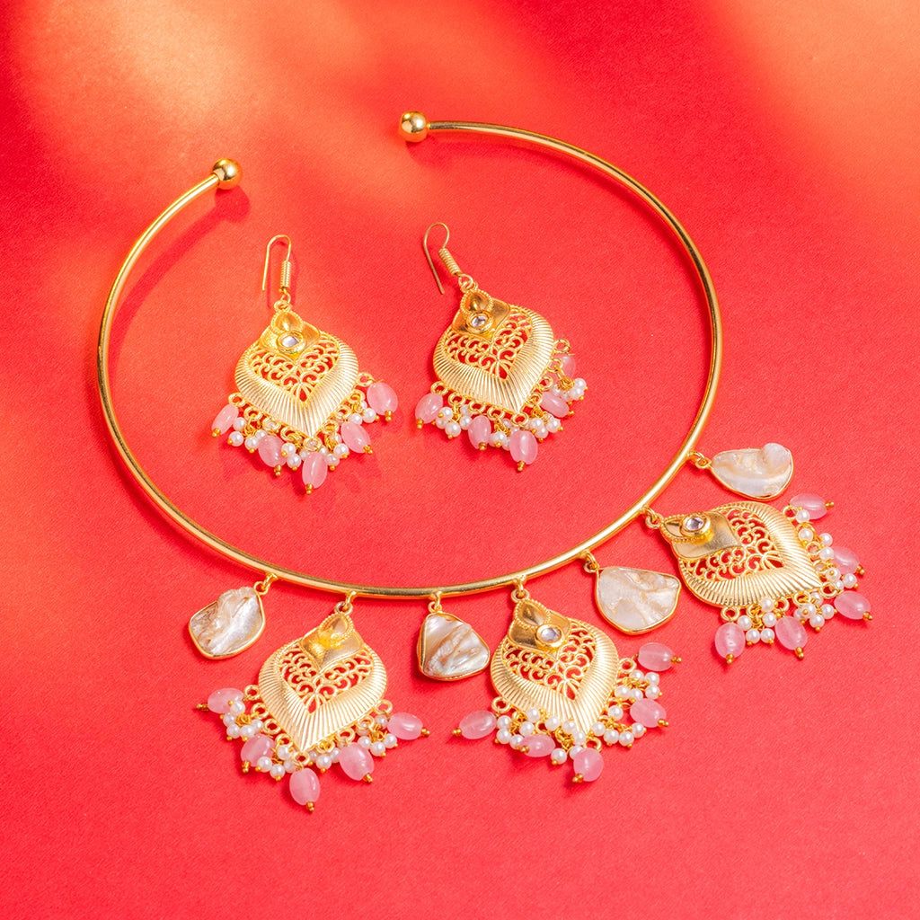 Noor-E-Meher Regal Collar Set