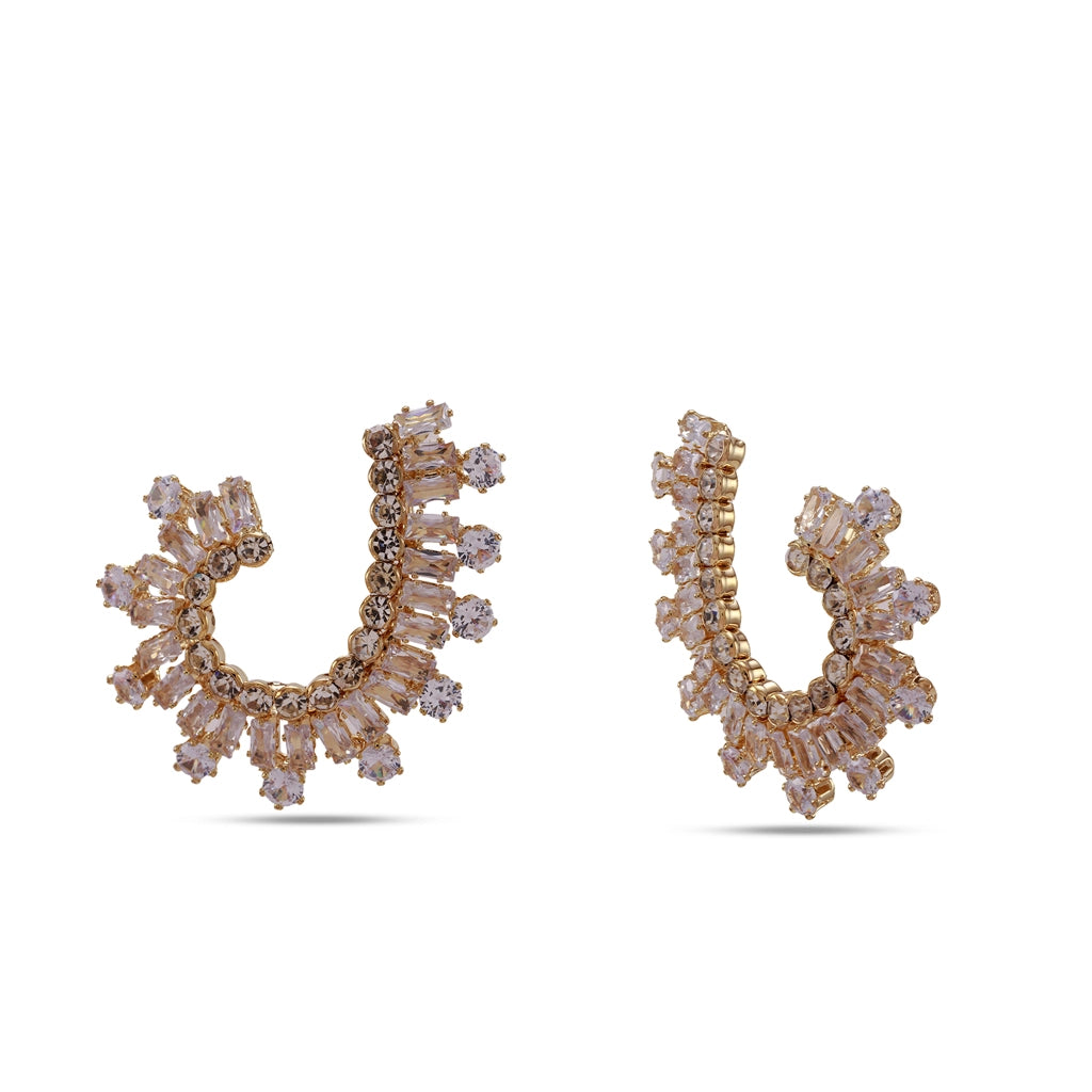 Aurora Crown Hoops
