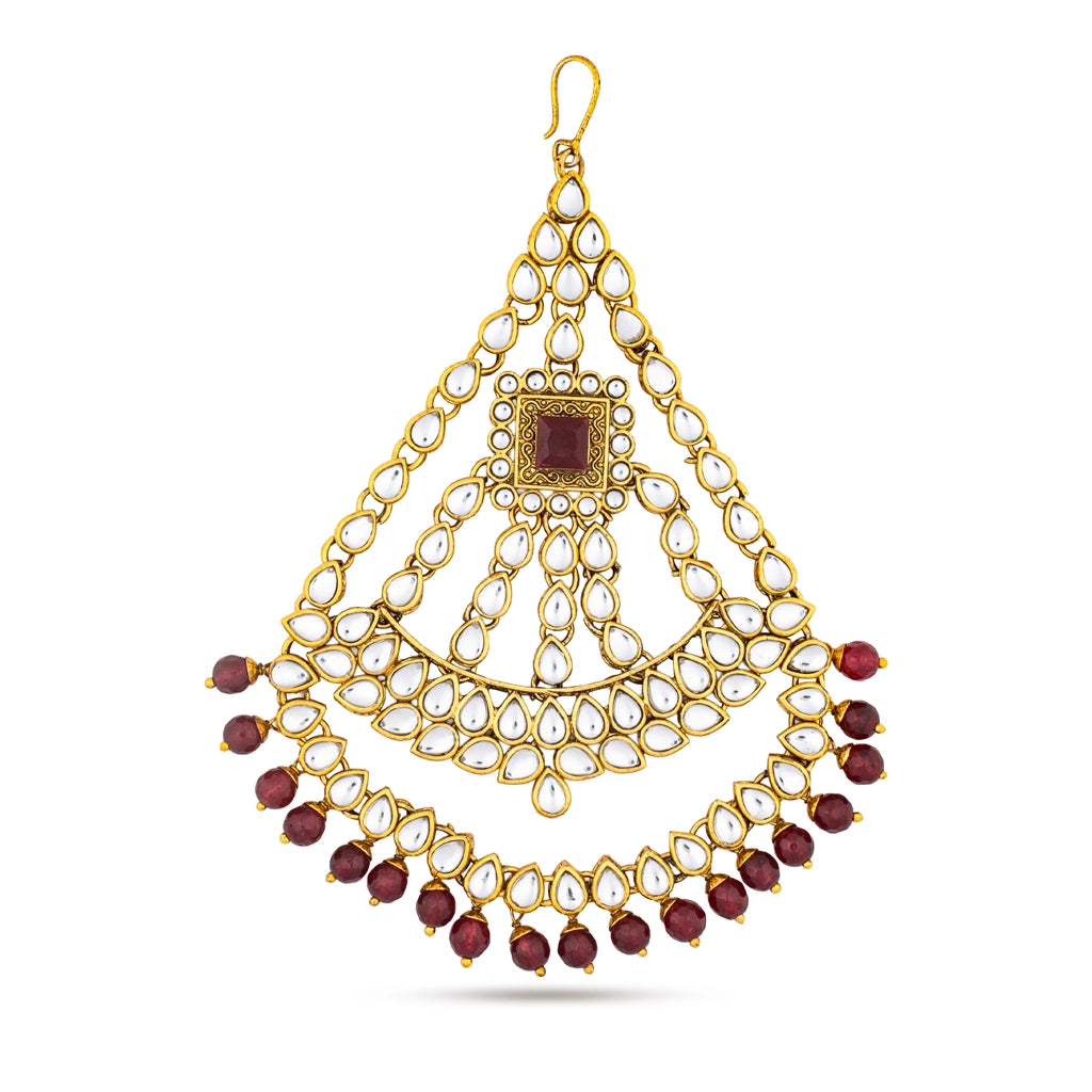 Rajsi Kundan Ruby Chand Tikka