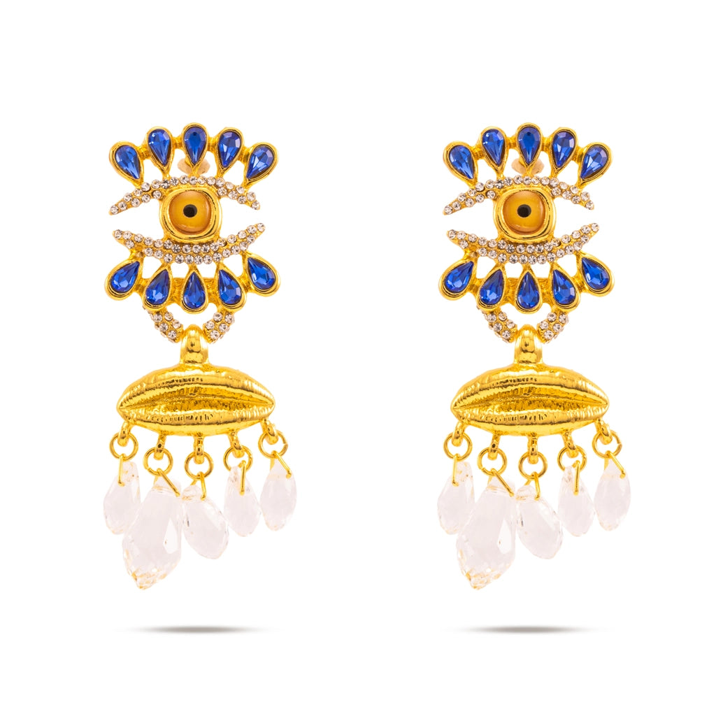 Zazabully Evil Eye Danglers