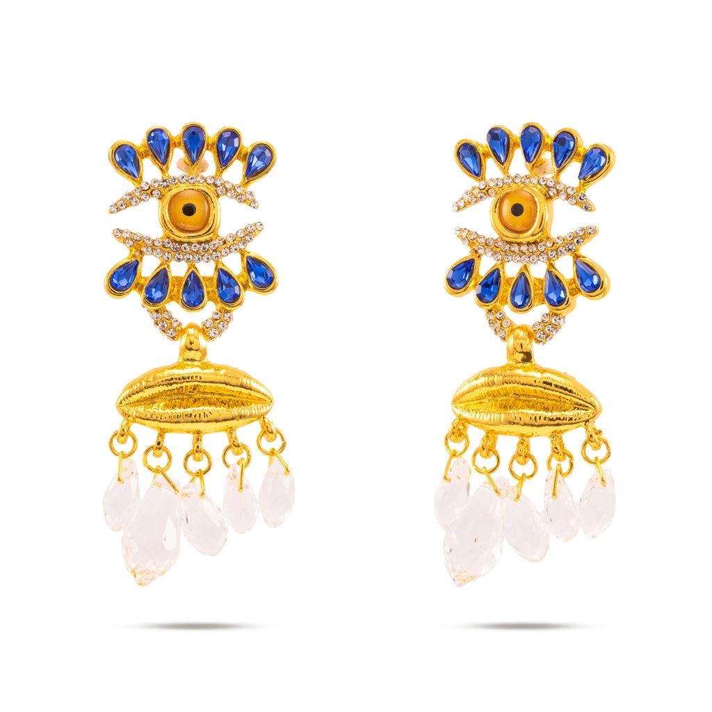 Zazabully Evil Eye Danglers