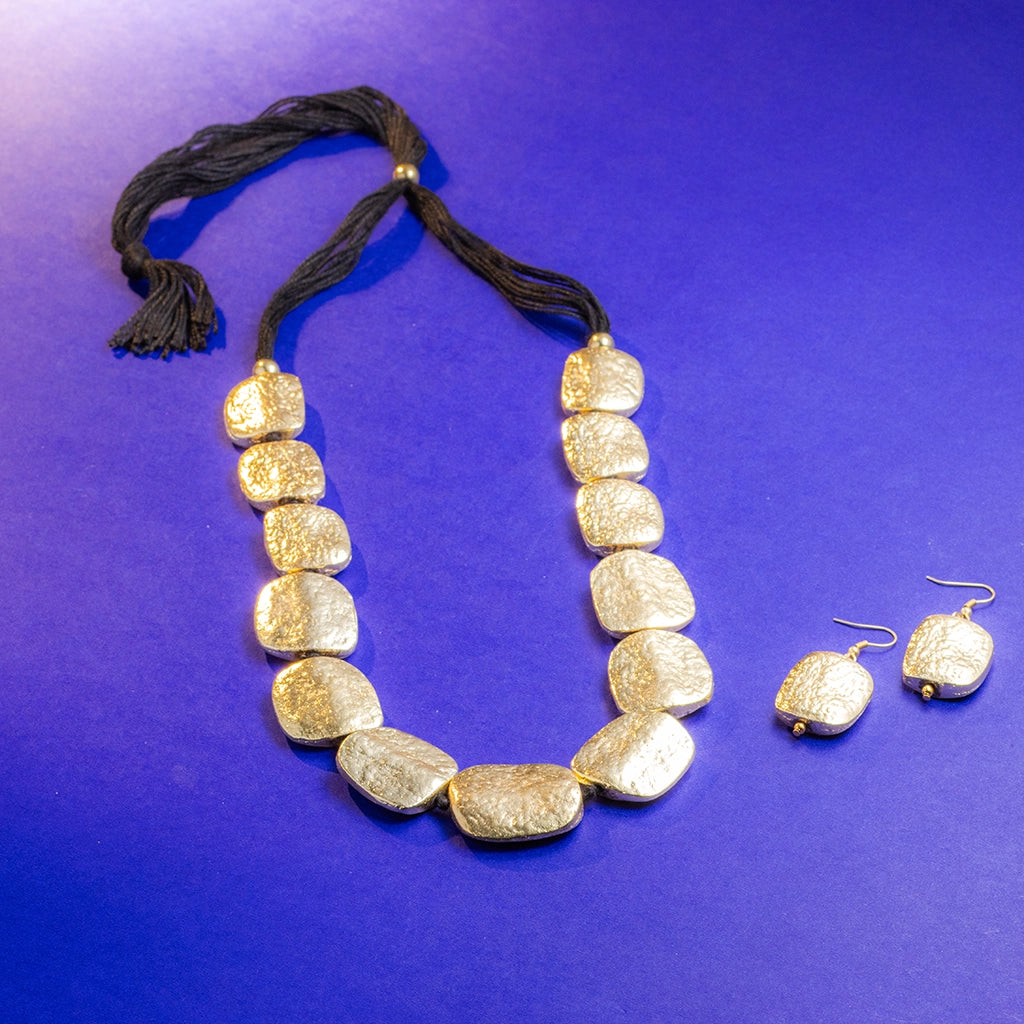 Swarna Sutra Heritage Bead Necklace