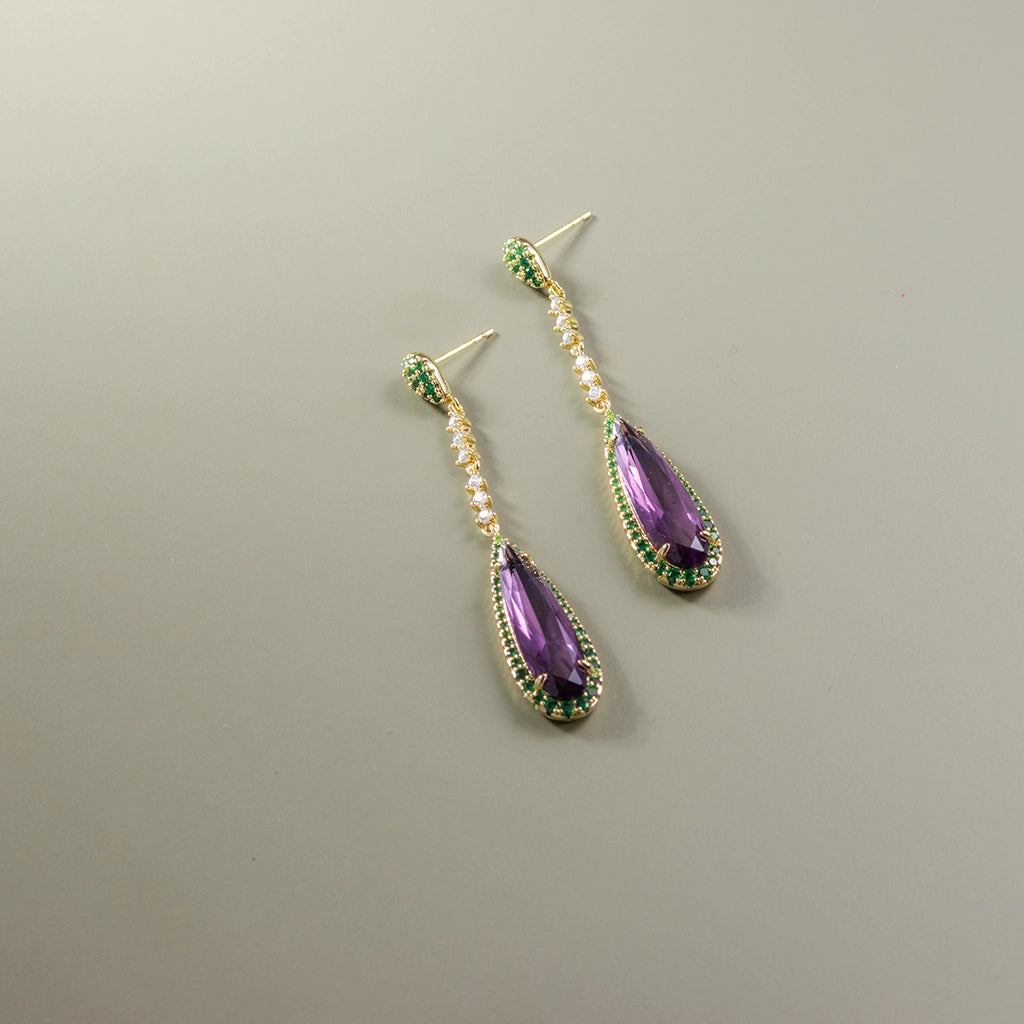 Nayara Amethyst Earrings