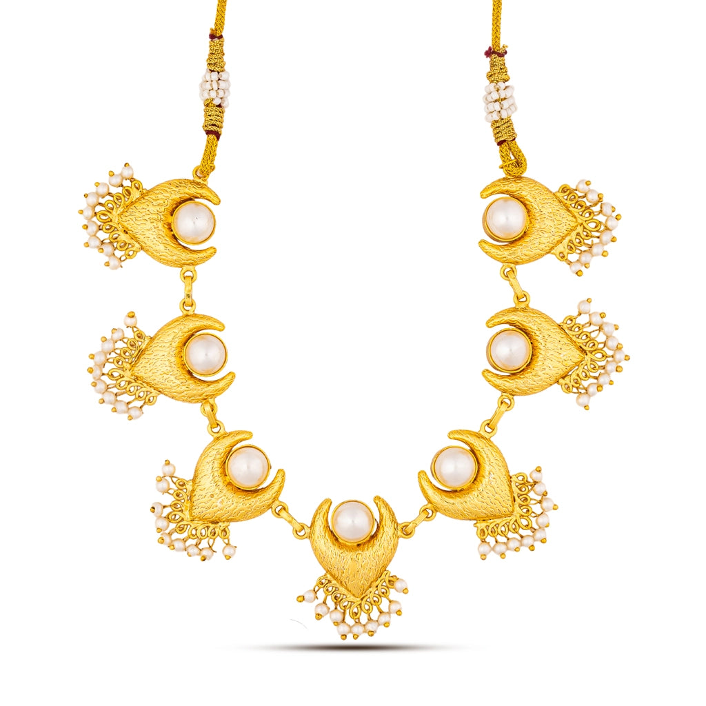 Muktika Pearl Necklace Set
