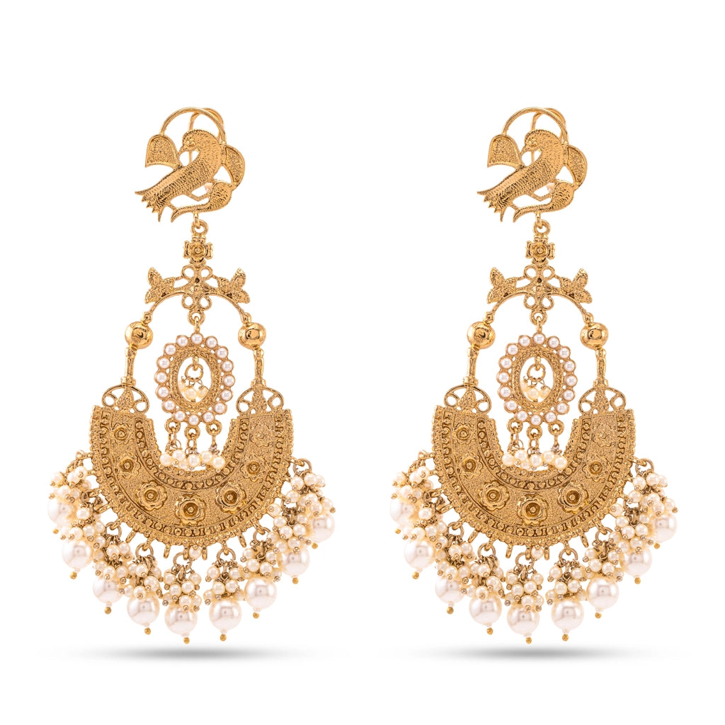 Fauna Peacock Pearl Chandeliers