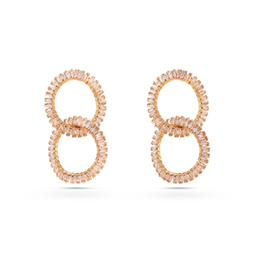 Aurelia Double Halo Hoops