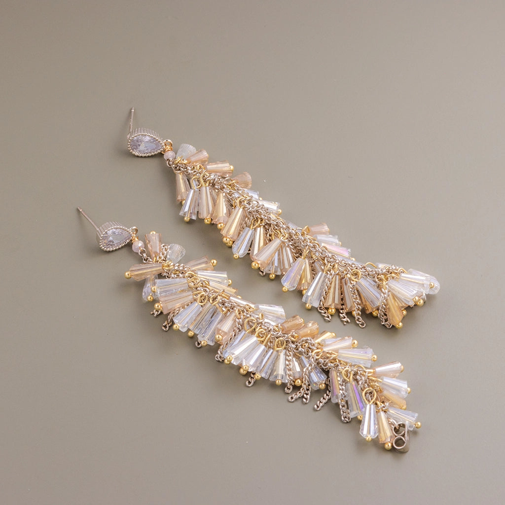 Celestine Prism Fringe Danglers