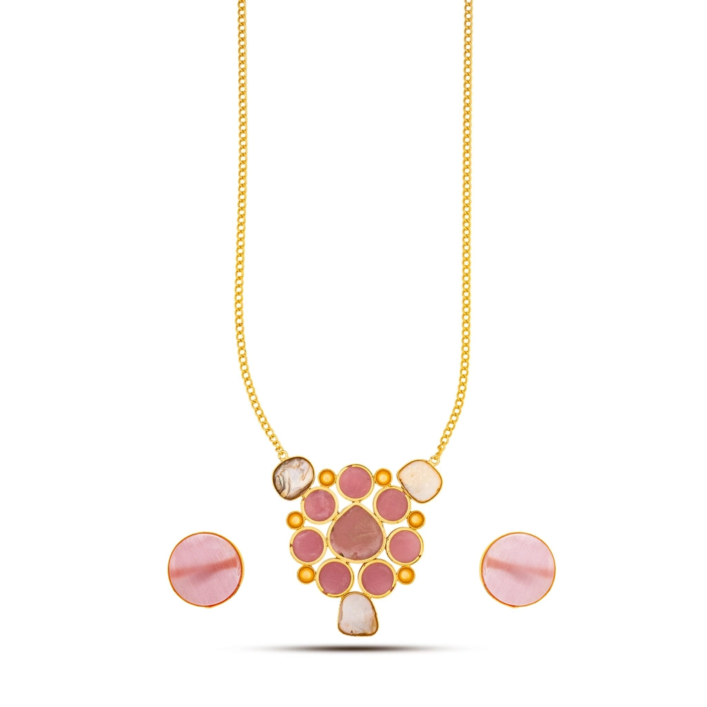 Blush Petalia Pendant Set