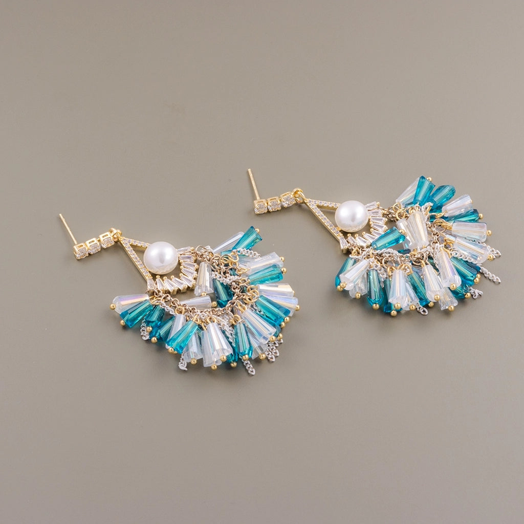 Aurelia Pearl Prism Danglers