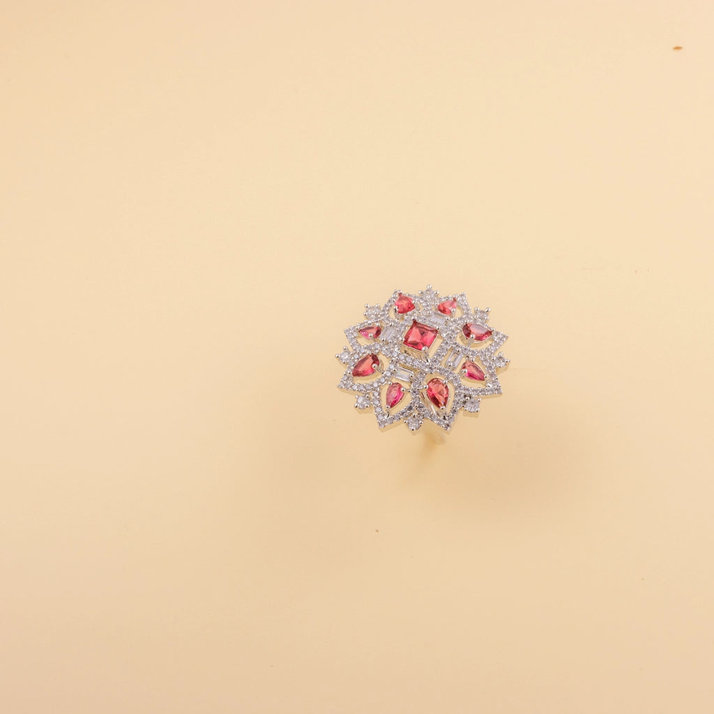 Red Sapphire Opulence Ring