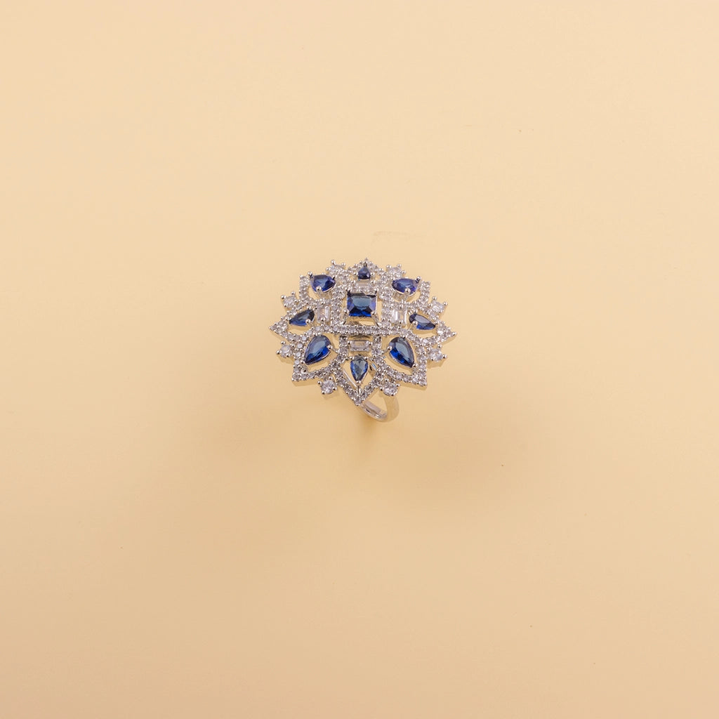 Blue Sapphire Opulence Ring