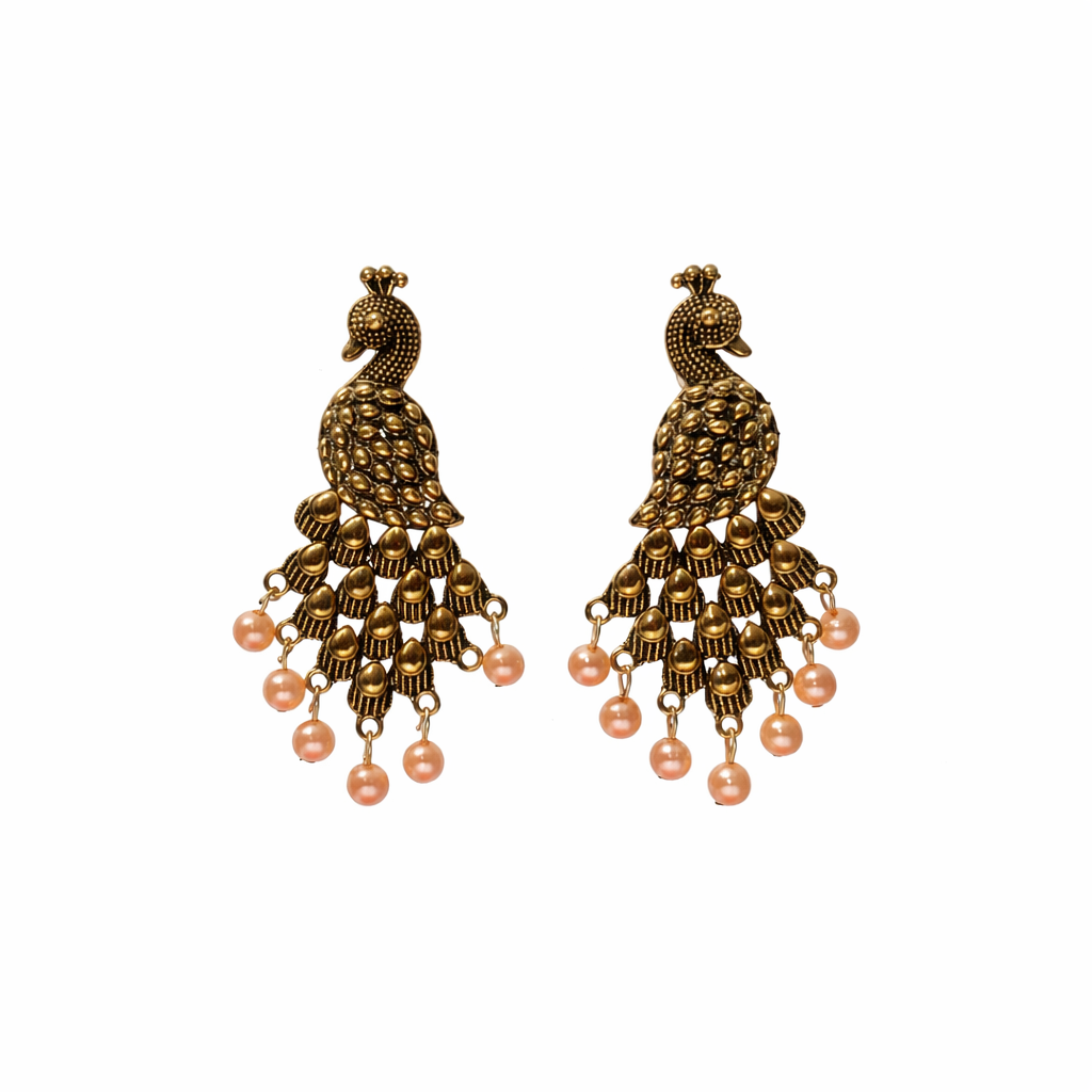 Gulnaar Crystal Jhumkas