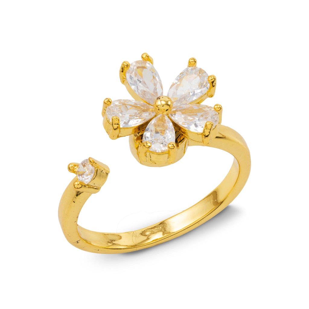 Opal Garden Halo Ring