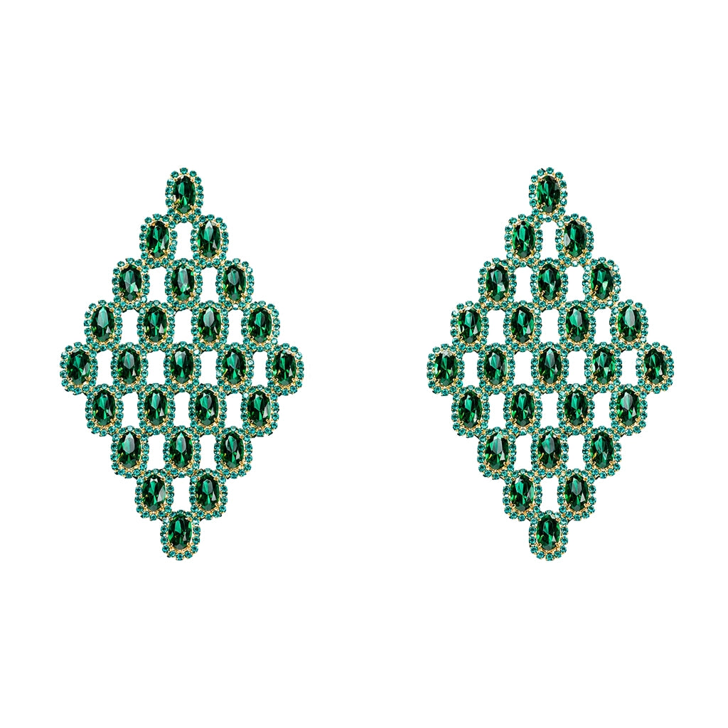 Emerald Royale Cascade Danglers