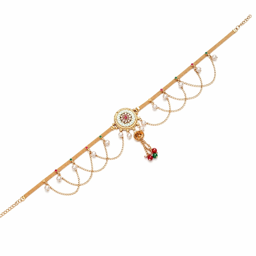 Rangmayee Pearl Drape Kamarbandh