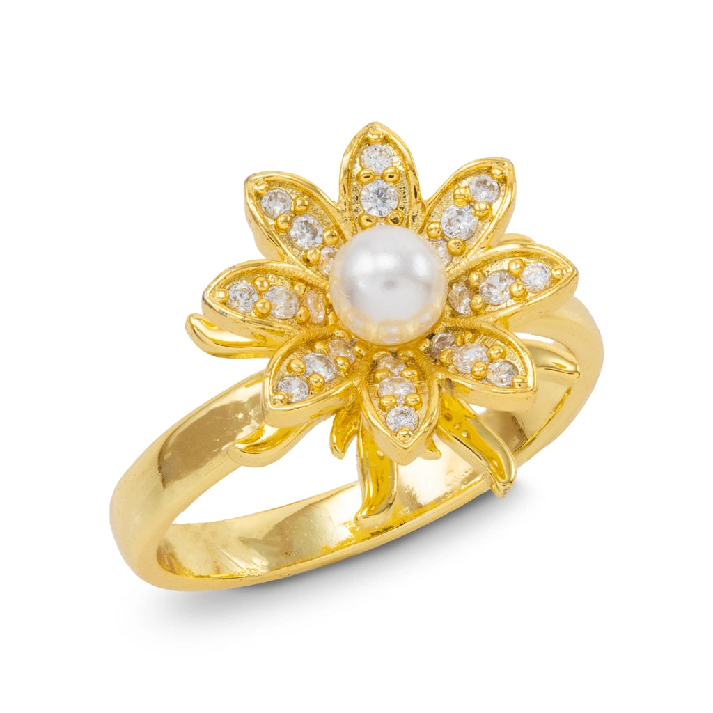 Aurora Bloom Pearl Ring