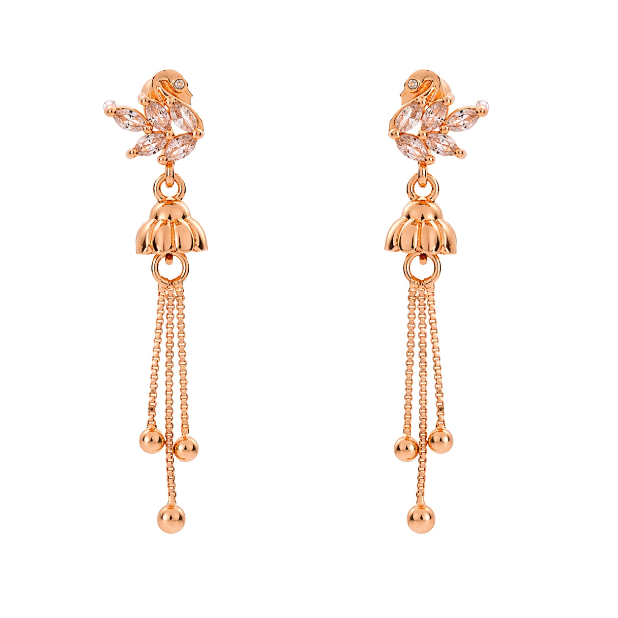 Swan Royale Tassel Danglers