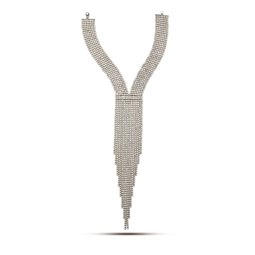 Imperial Cascade Crystal Collar