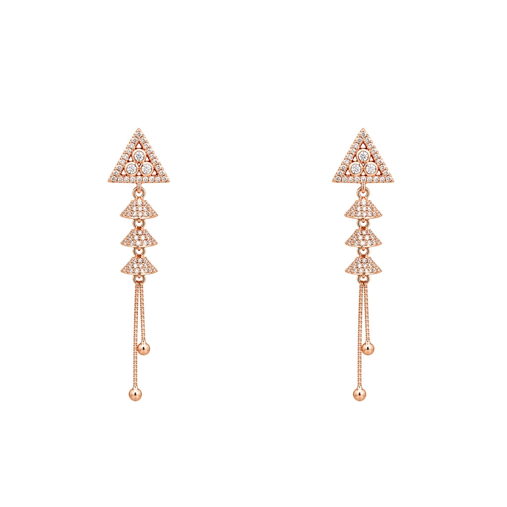 Triara Luxe Crystal Dangler Earrings