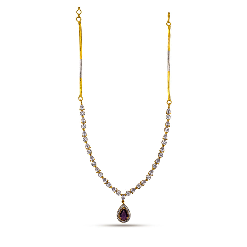 Aqua Drop Necklace Set