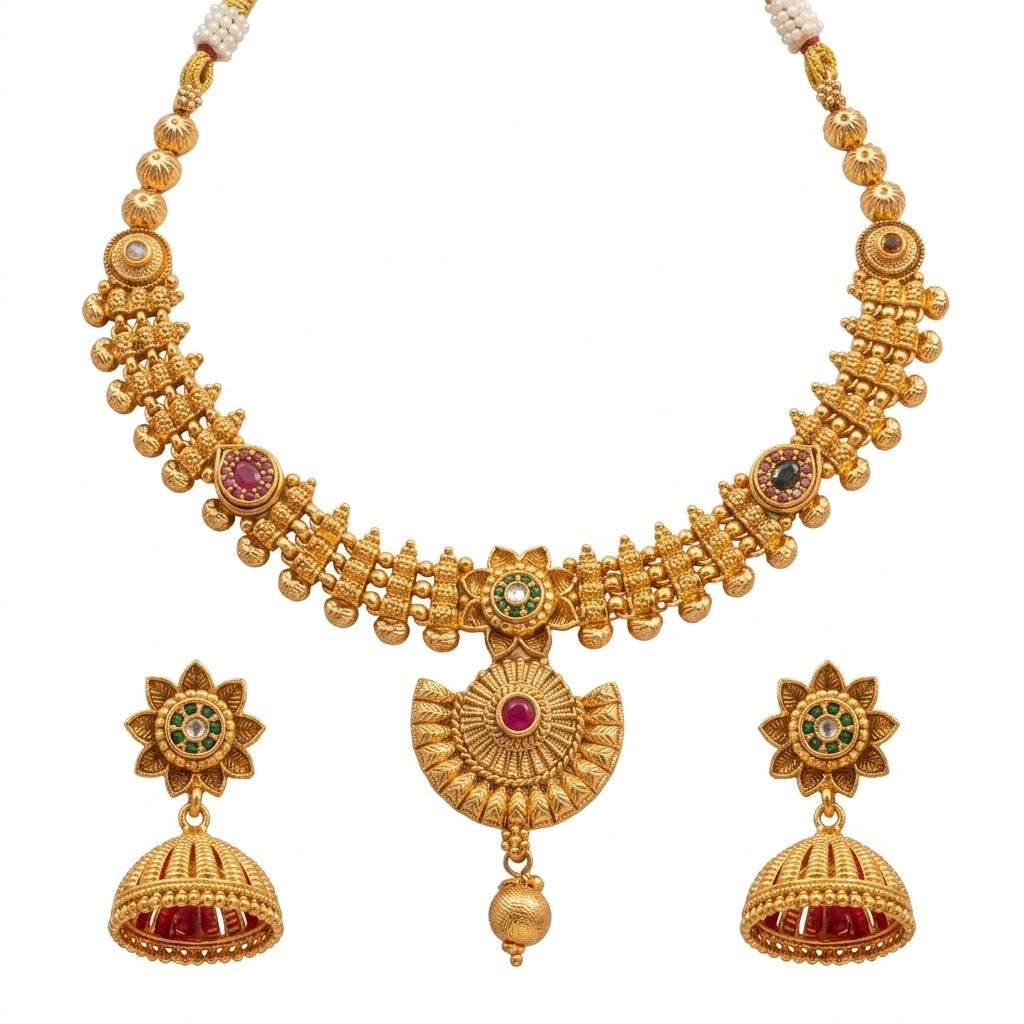 Temple Heritage Necklace Set