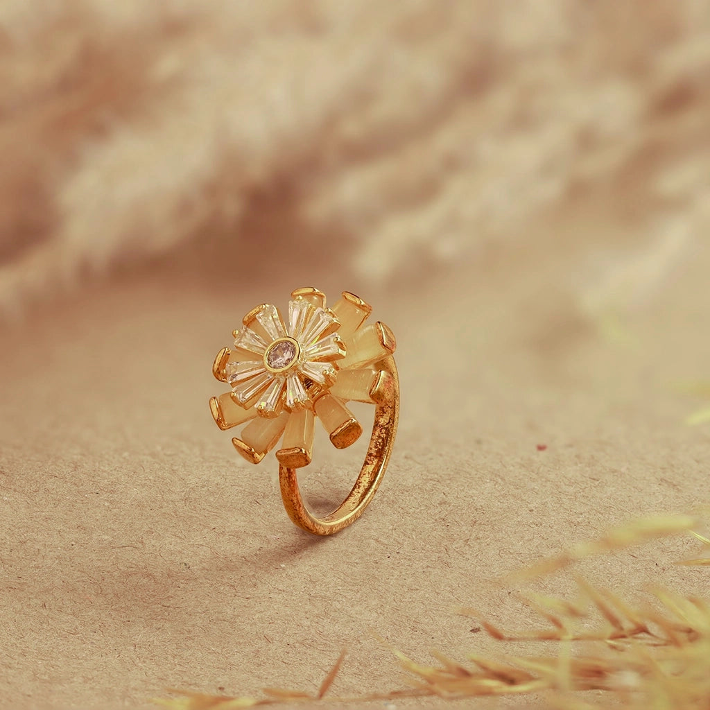 Flora Luxe Halo Ring