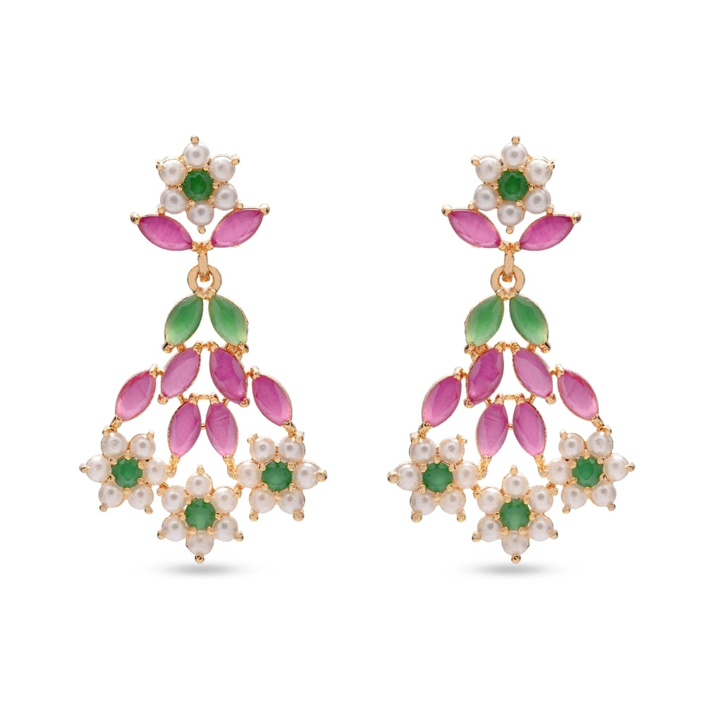Rangella Petal Bloom Necklace Set
