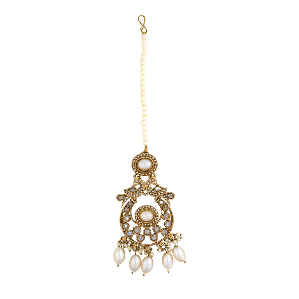 Noor Zahra Pearl Cascade Set