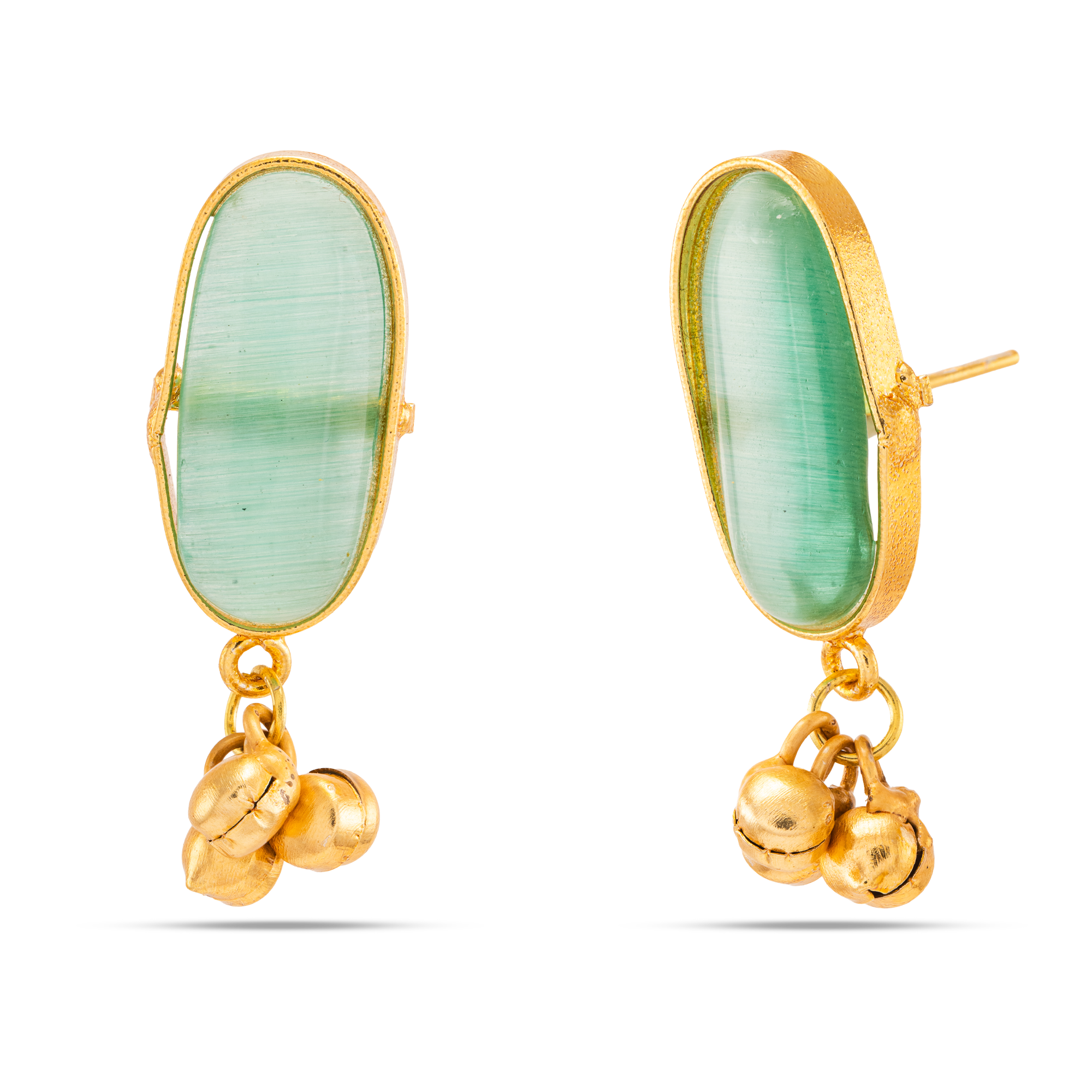 Golden Cascade Danglers