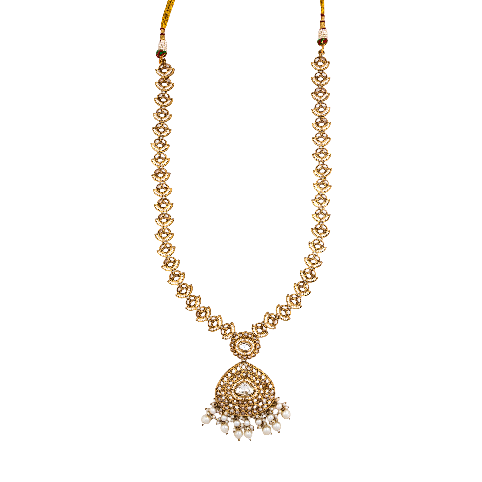 Classic Kundan Grace Long Necklace