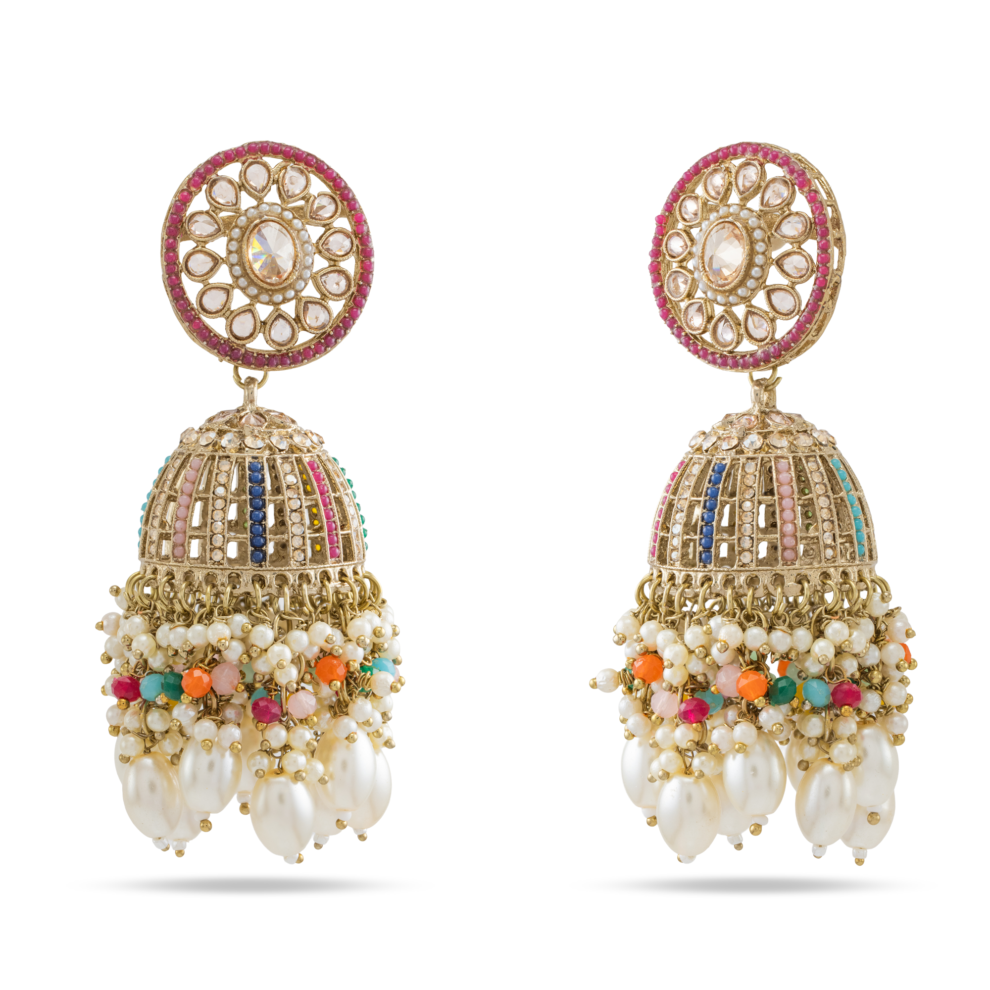Navrang Halo Multi Jhumkas