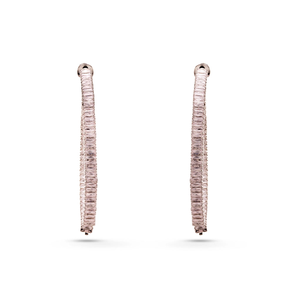 Crystal Curve Luxe Hoops