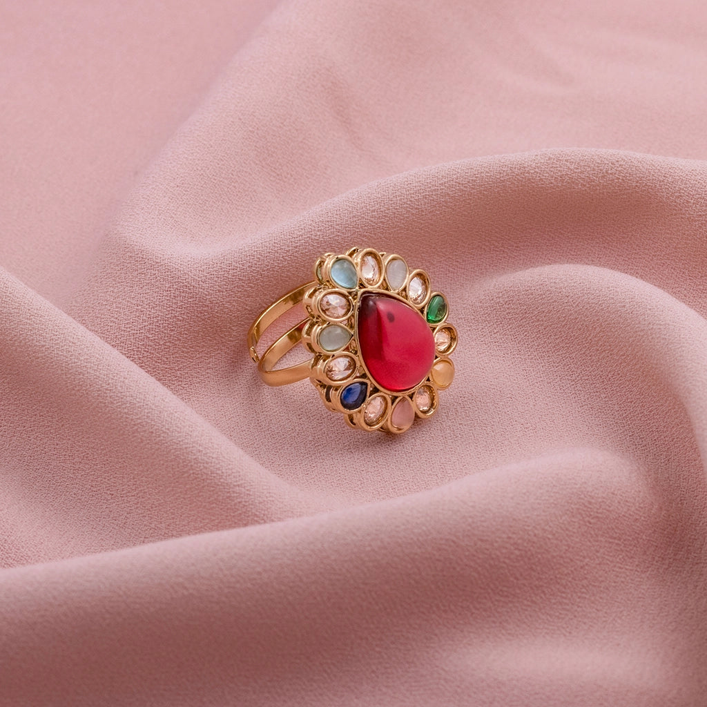 Rangella Royale Teardrop Statement Ring
