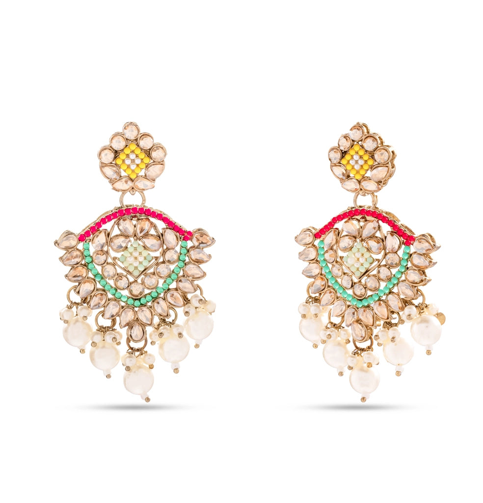 Noor-E-Jahan Gulrang Pearl Choker Set