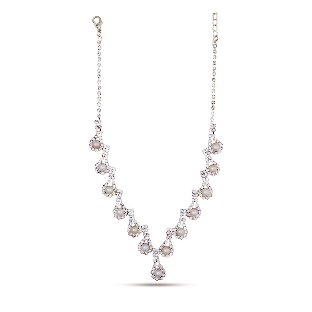 Starlace Crystal Bloom Necklace Set