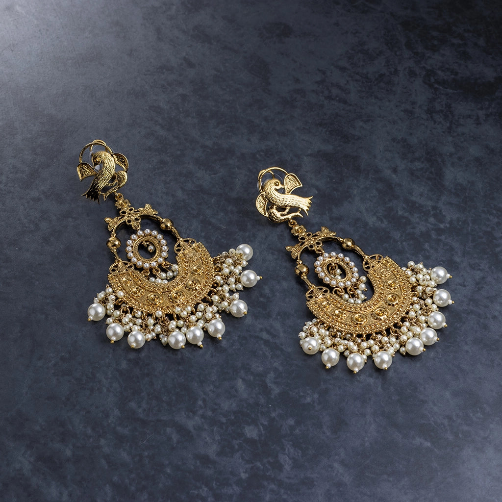 Fauna Peacock Pearl Chandeliers