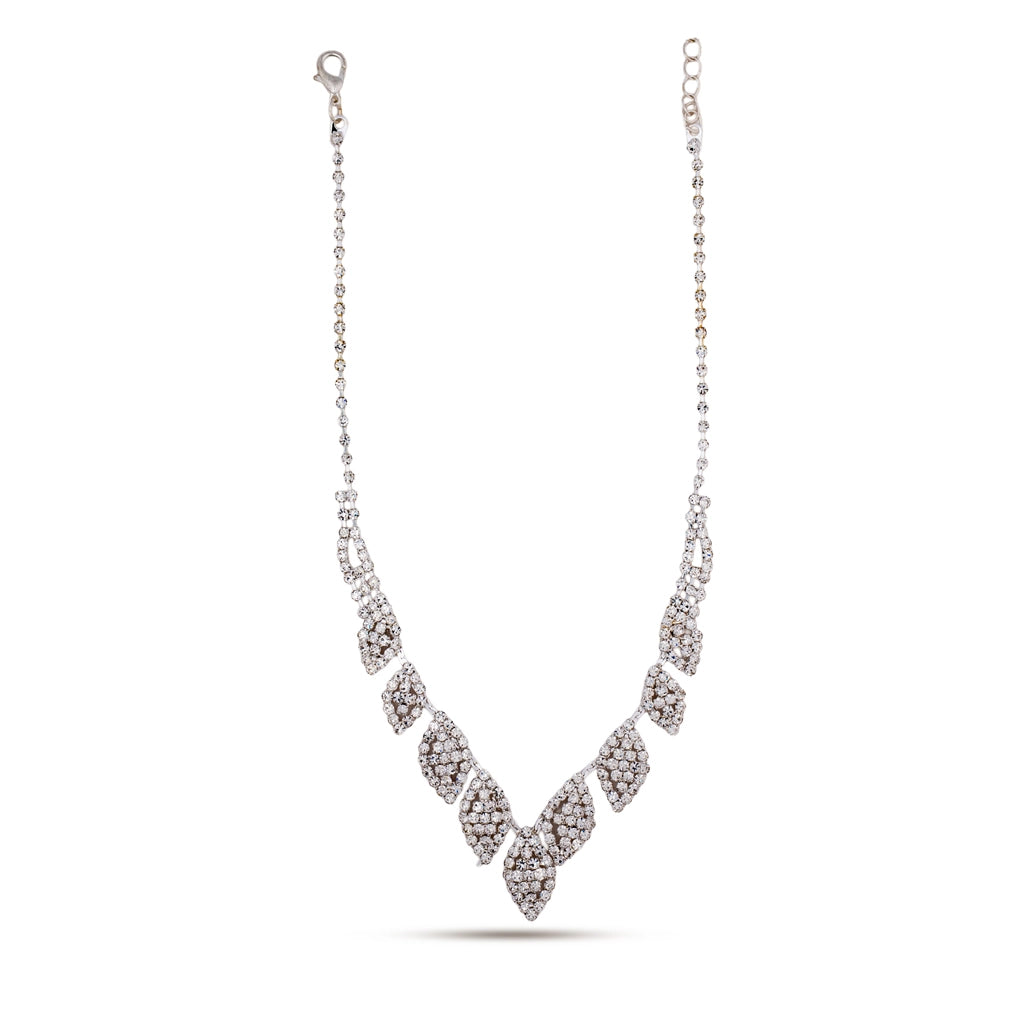 Diamondleaf Crystal Necklace Set